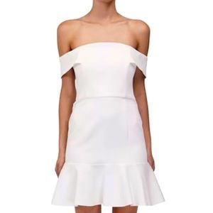N / NICHOLAS Off-The-Shoulder Mini Dress w/ Tags